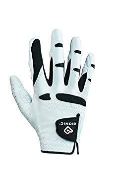 Bionic Glove メンズ Stablegrip ナチュラルフィット ゴルフグローブ XXL ホワイト 左