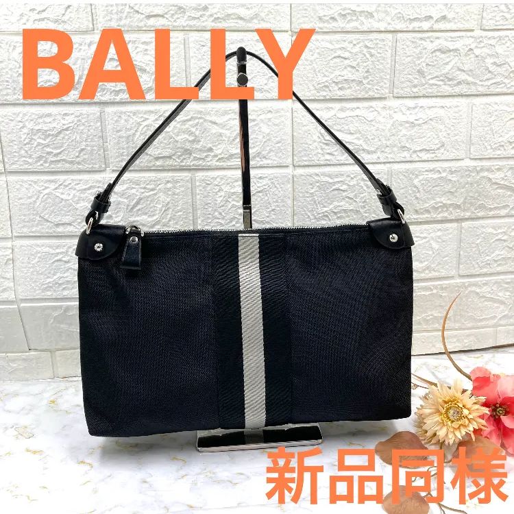 美品 BALLY バリー レザー ワンハンドル ハンドバッグ ブラック系 BALLY】バリー ワンハンドル ハンドバッグ 2WAYショルダー