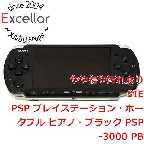 PSPPSP-3000 PB piano BLACK PlayStation - 携帯用ゲーム本体