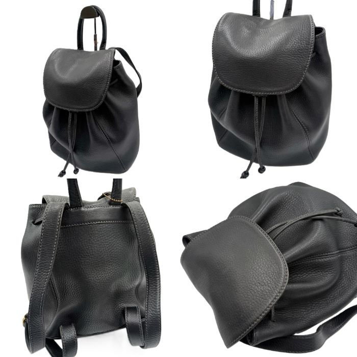 【美品】COACH コーチ　レザー リュック　ネイビー　巾着 楽天市場】ブルー 青（ブランドコーチ）（バックパック