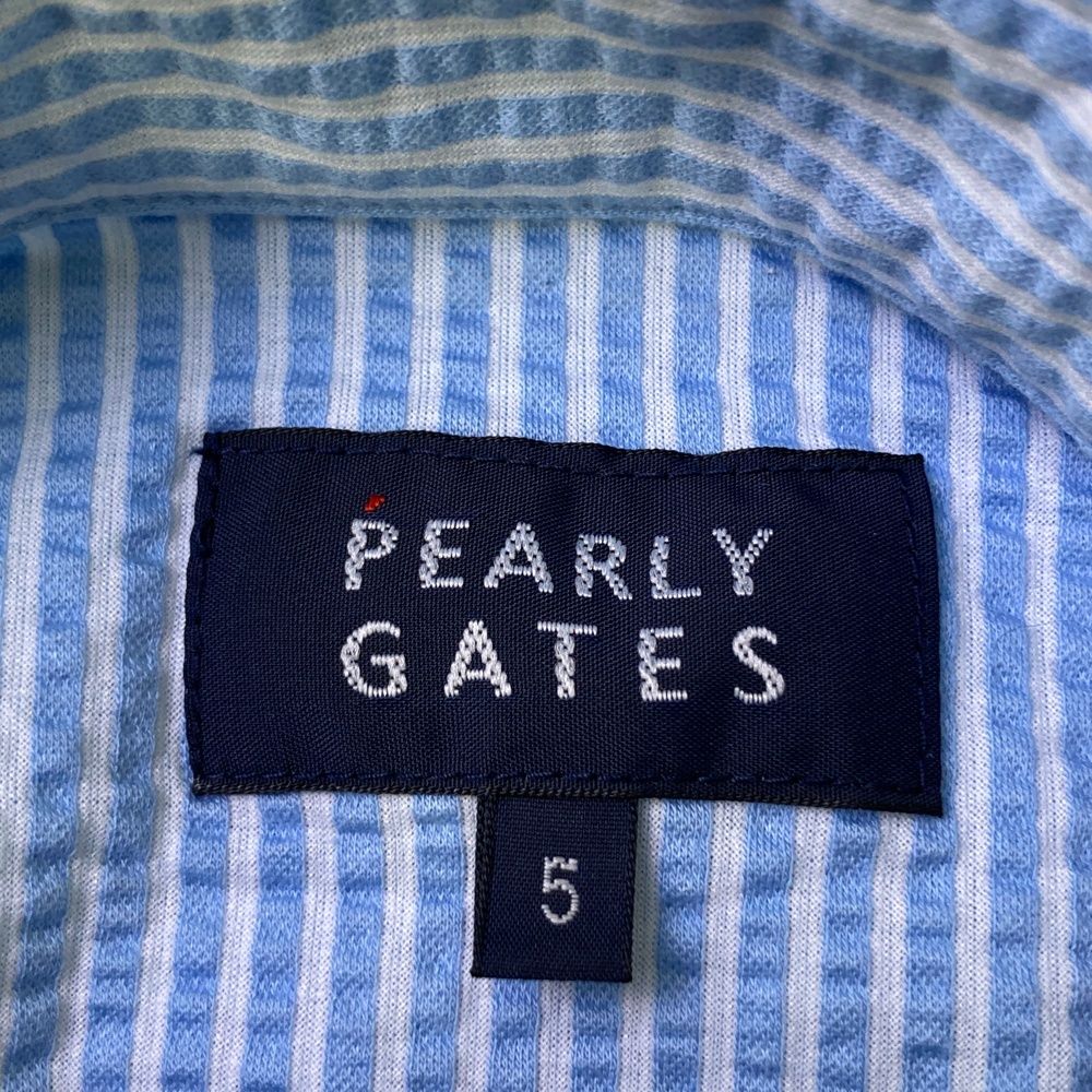 パーリーゲイツ ポロシャツ 半袖 ストライプ柄 ゴルフ スポーツ