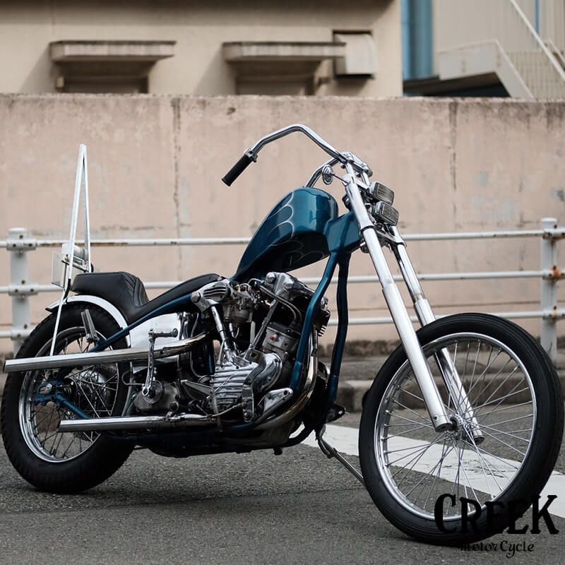 シックスベントハンドル 1インチ CREEK MOTORCYCLE製 - メルカリ