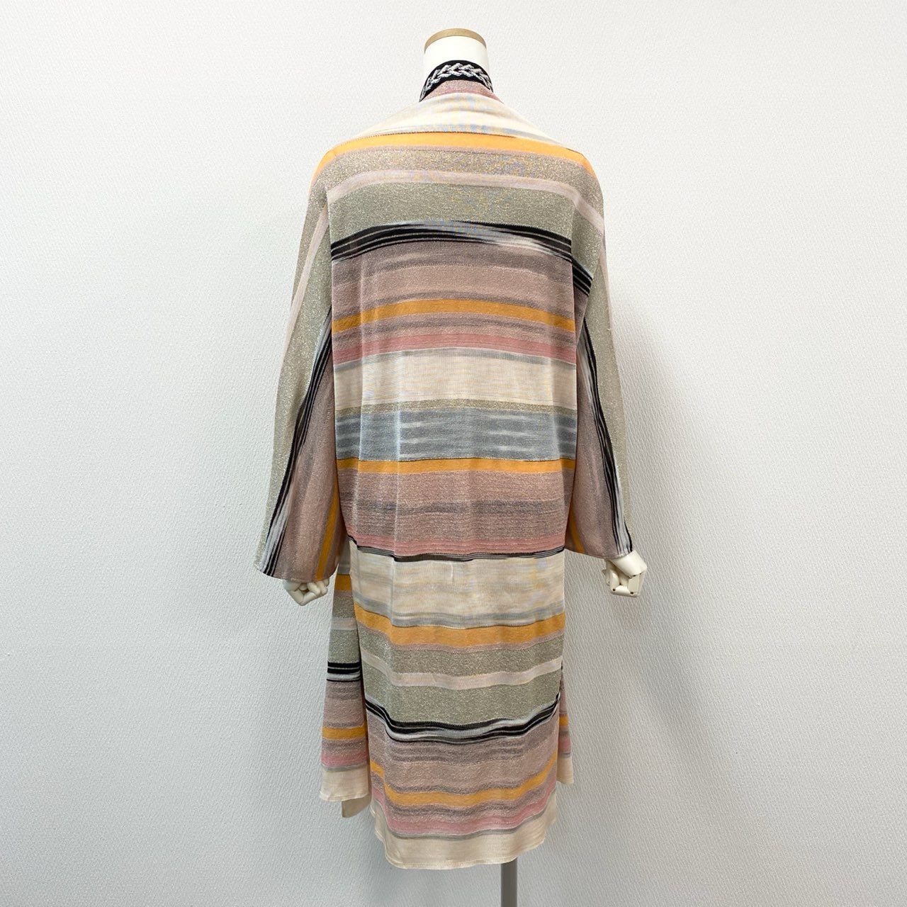 ✨️美品✨️ MISSONI ミッソーニ ニット ワンピース カーディガン ウール 中古・古着通販】MISSONI (ミッソーニ) ニットワンピース ピンク