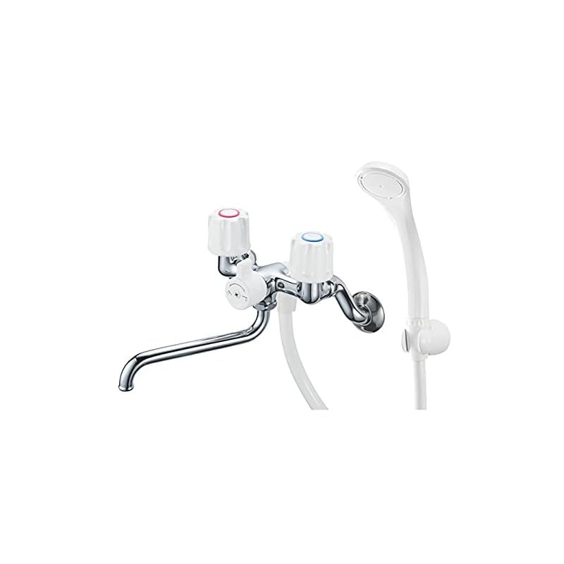 SANEI サーモシャワー混合栓 ホース1.6? 節水シャワー 安心の断熱