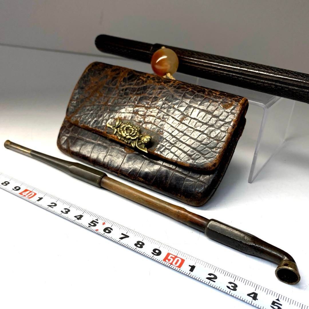 時代 銀キセル タバコ入 127g 東Y6-0417 トヒチサ