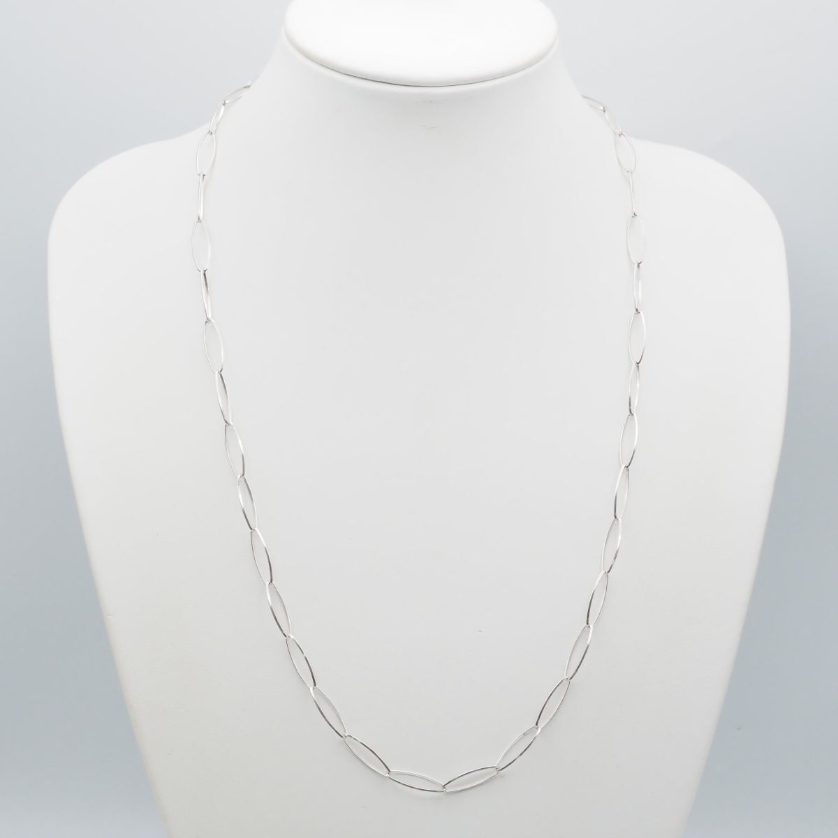 F538 ヴィンテージ 925 ITALY刻印 ネックレス チェーン デザイン シルバー