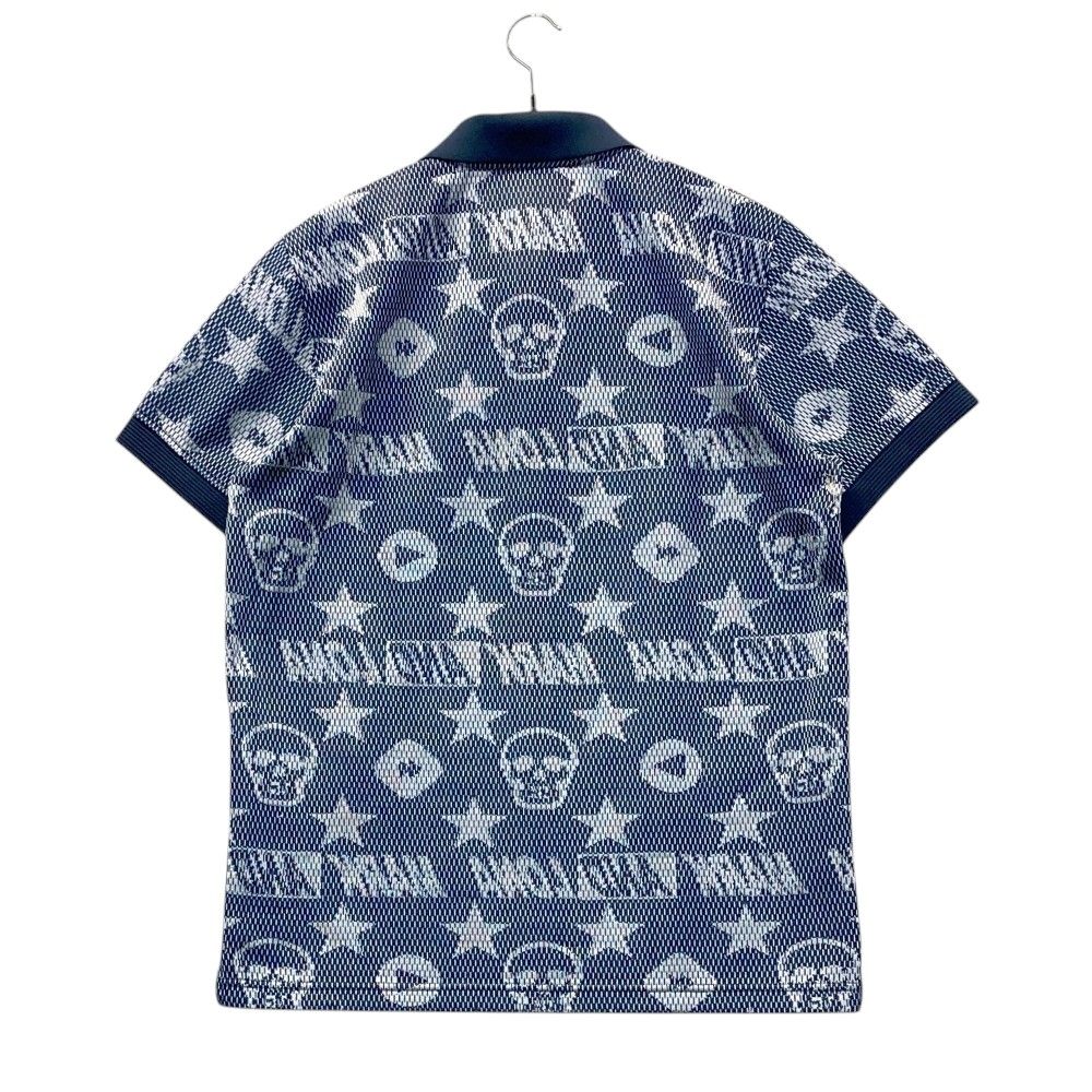 サイズ：48 MARK&LONA マークアンドロナ ; 半袖ポロシャツ 星 スカル