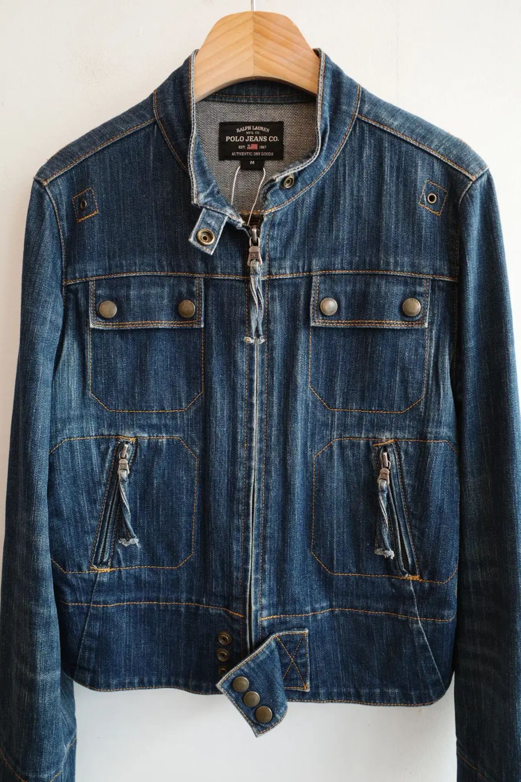 POLO RALPH LAUREN ポロラルフローレン デニム ライダースジャケット