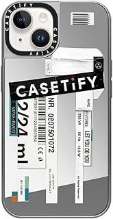 CASETiFY ミラー iPhone 14 ケース 1.5mからの落下試験をクリア|MagSafe に対応 - Casetify - シルバー シルバーバンパー