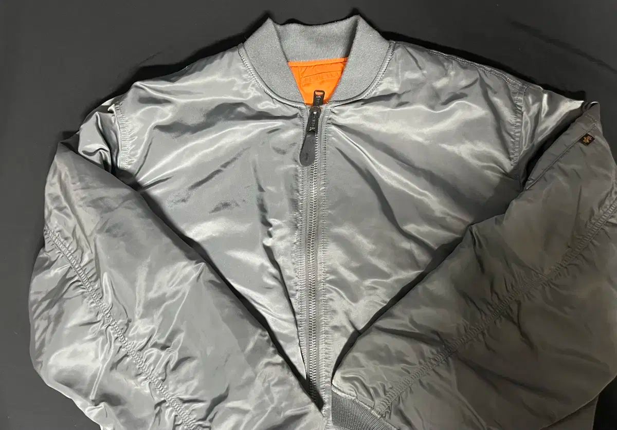 ALPHA INDUSTRIES アルファ インダストリーズ MA ー 1 MA-1ジャンパー ガンメタル 2XL KANDAIZUMI_COM