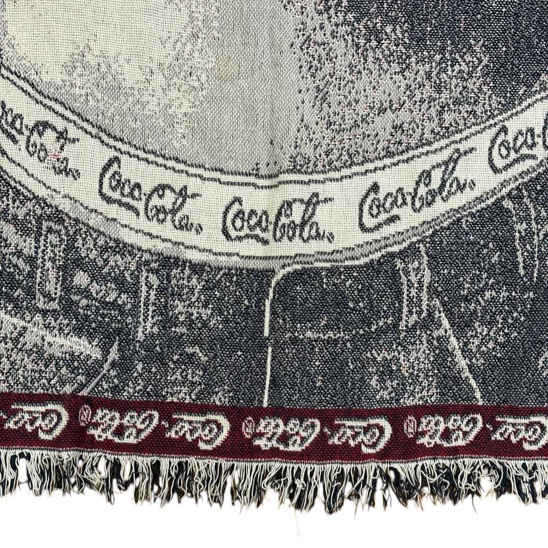 90s Coca Cola　コカコーラ　vintage ラグ　マット　カーペット vintageラグ カーペット 90s コカ・コーラ ポーラーベア 1657