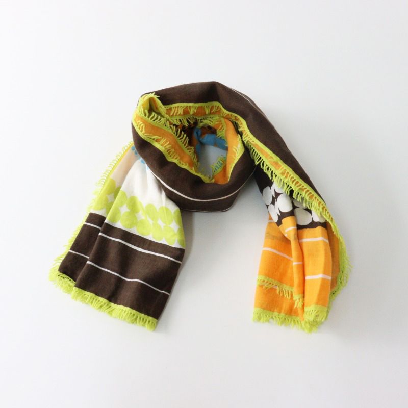 定価2.4万 フォーティーファイブアール 45R スーピマ綾のドット風呂敷  