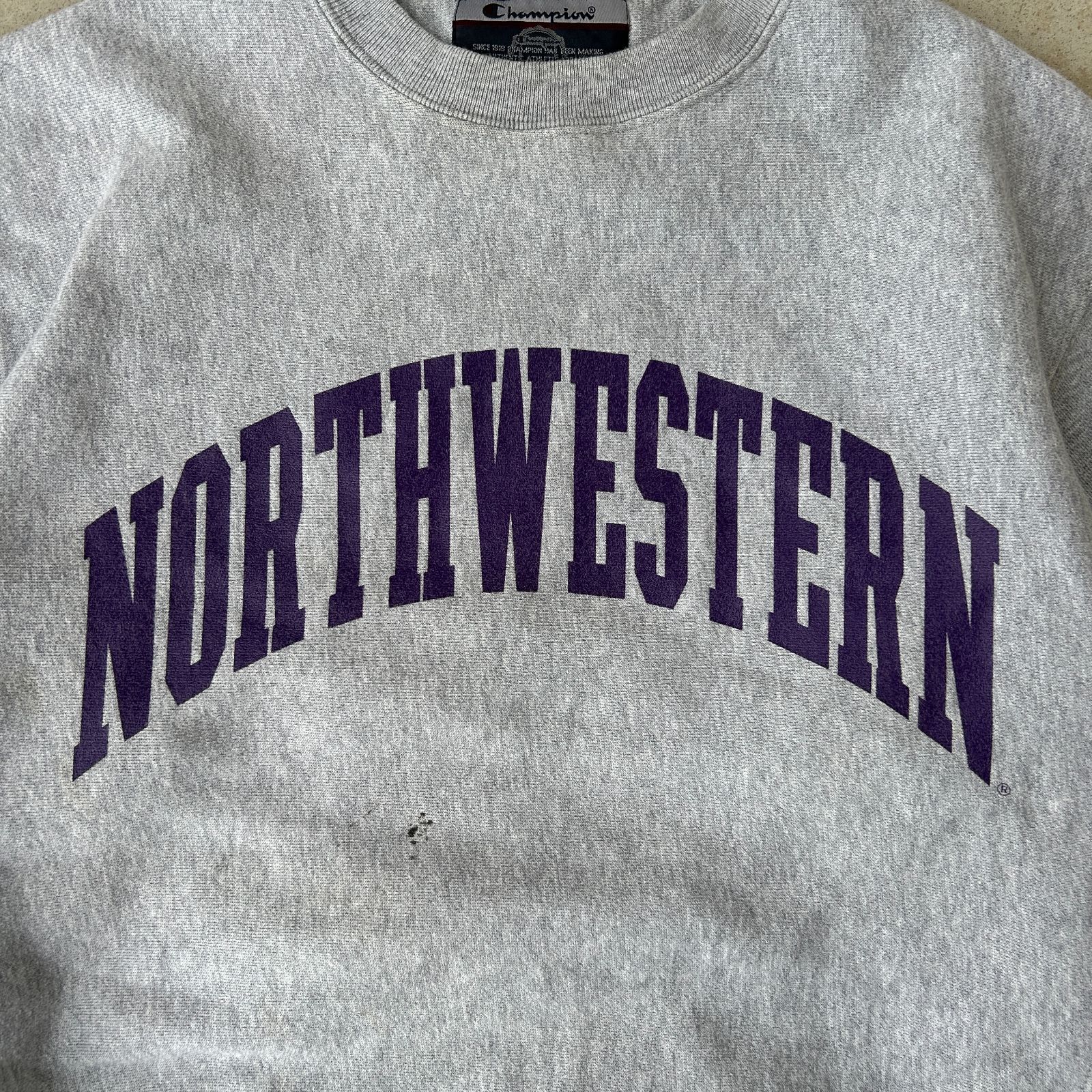エ*ス様 northwestern チャンピオン リバースウィーブ スウェット 90's Champion Reverse Weave Sweat 