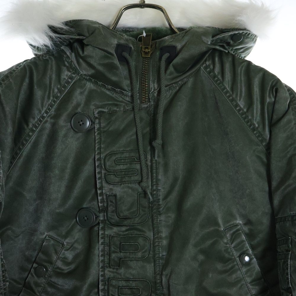 SUPREME (シュプリーム) 24AW Washed Flight Satin N-3B Parka
