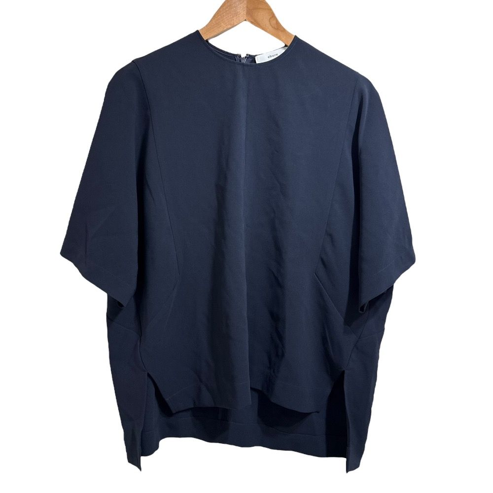 美品 24SS ebure エブール ハーフスリーブ トリアセダブルクロス