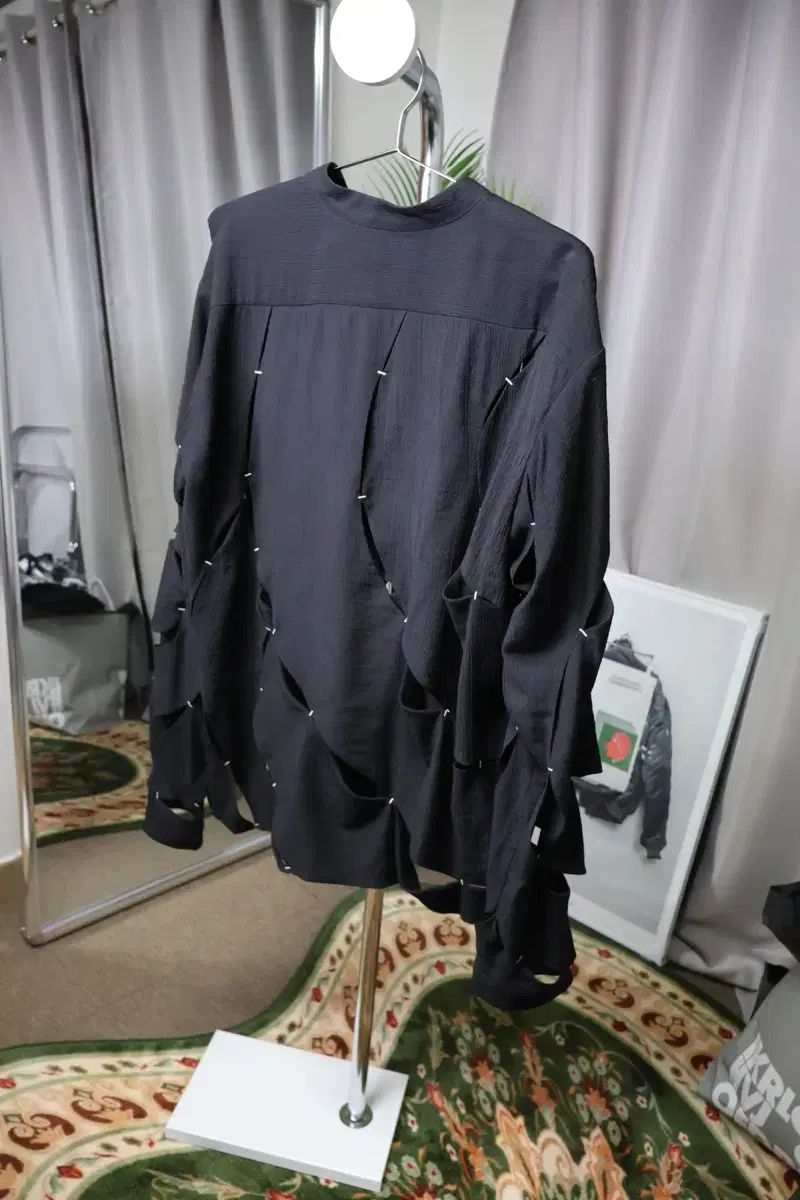 cmmawear シャツ M CMMAWEAR】LS T-SHIRT / BLACK TARTAN S/M