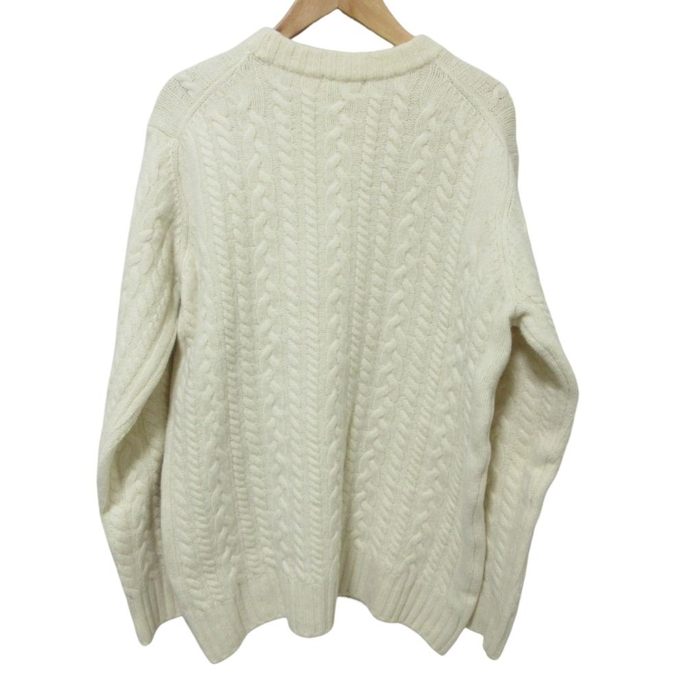 美品 21AW yori ヨリ ケーブルニット セーター YR2135-077AW アイボリー レディース 古着 中古 美品 21AW yori ヨリ ケーブルニット セーター YR2135-077AW