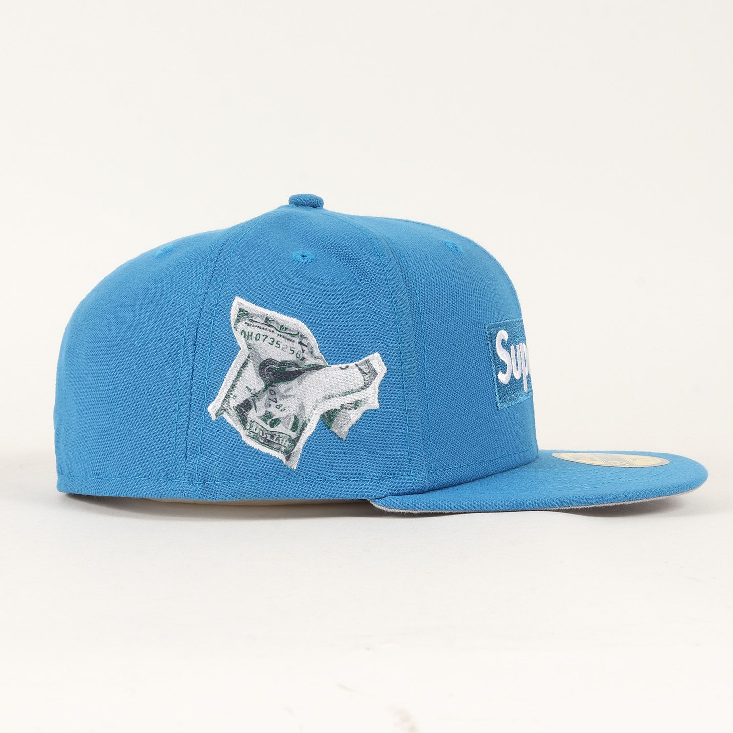 Supreme シュプリーム　マネー　キャップ　帽子　青　ニューエラ Supreme シュプリーム × ニューエラ 美品 マネー ボックス ロゴ