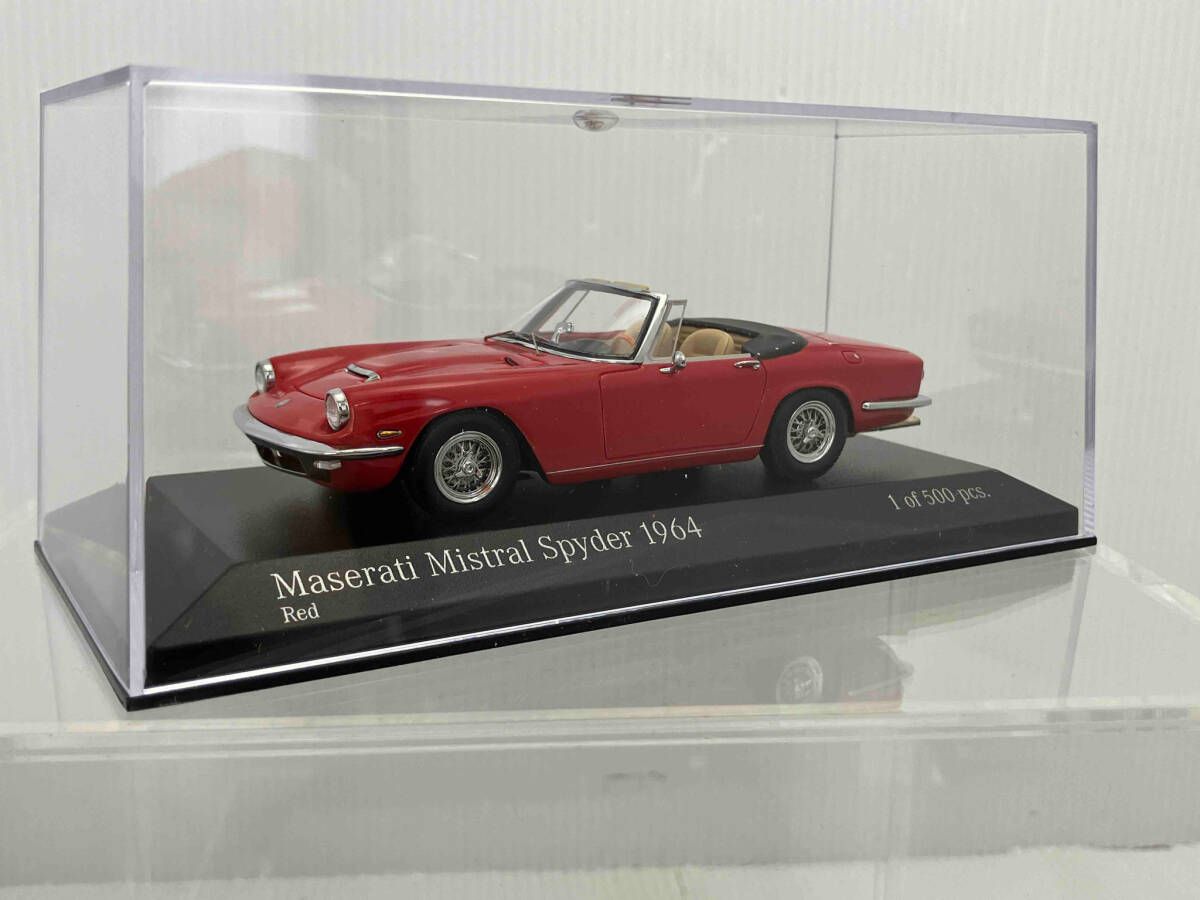 MINICHAMPS 1/43 マセラティ ミストラル スパイダｰ 1964 (レッド
