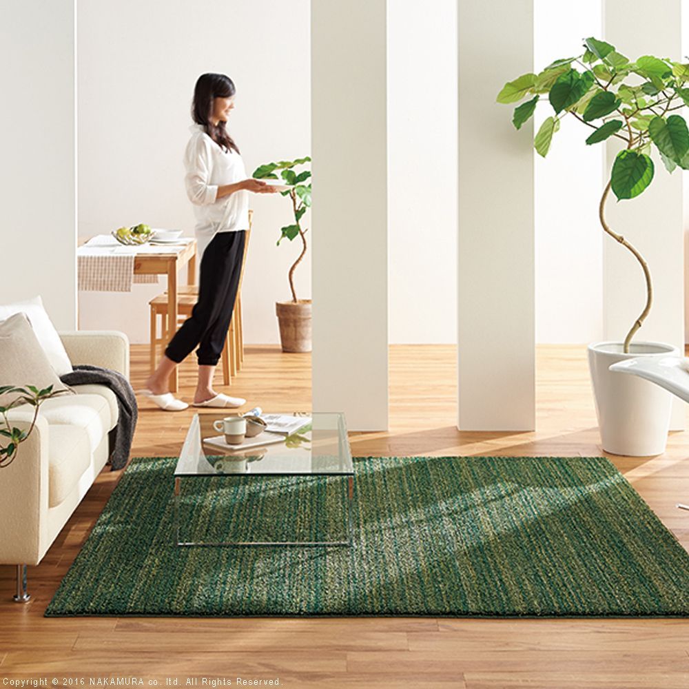 ホットカーペット カバー ミックスカラーホットカーペットカバー-ルーナ 2畳 200x200cm ホットカーペット本体セット 洗える ミックスカラーホットカーペット カバー ルーナ 2畳（200×200cm） +