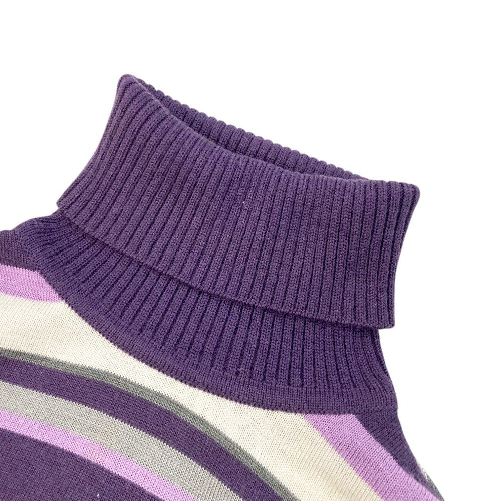 サイズ：3 ZOY ゾーイ ウール ニットセーター パープル系