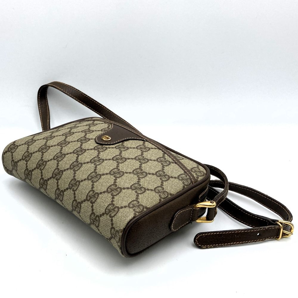 GUCCI グッチ オールドグッチ 001 58 ショルダーバッグ ブラウン 茶色