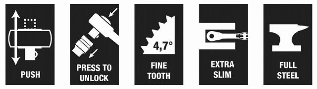 Wera1|4サイクロップメタルラチェットハンドルZYKLOP8003A Zyklop