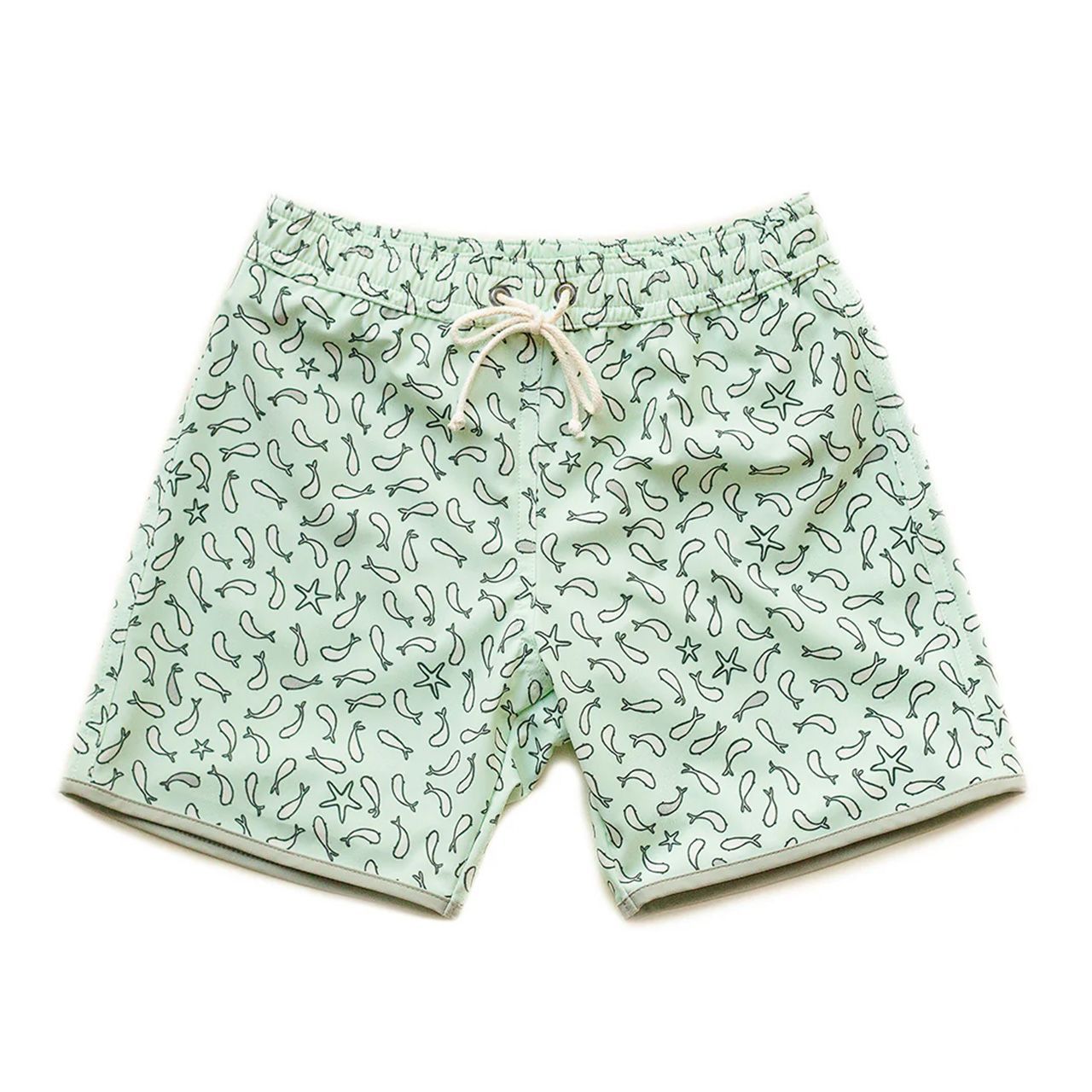 FOLPETTO TOMMASO Fish print in delicate mint