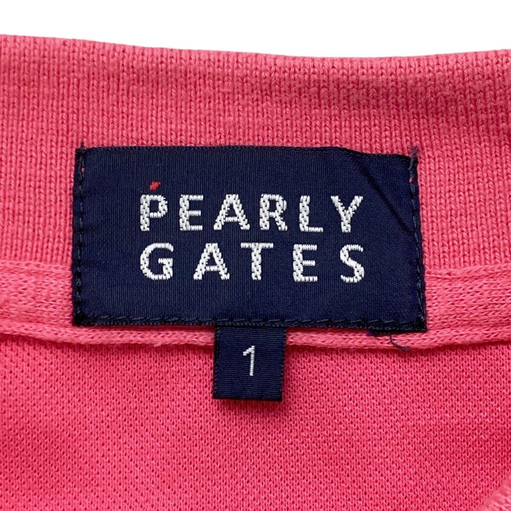 サイズ：1 PEARLY GATES パーリーゲイツ 半袖 ポロシャツ ニコ