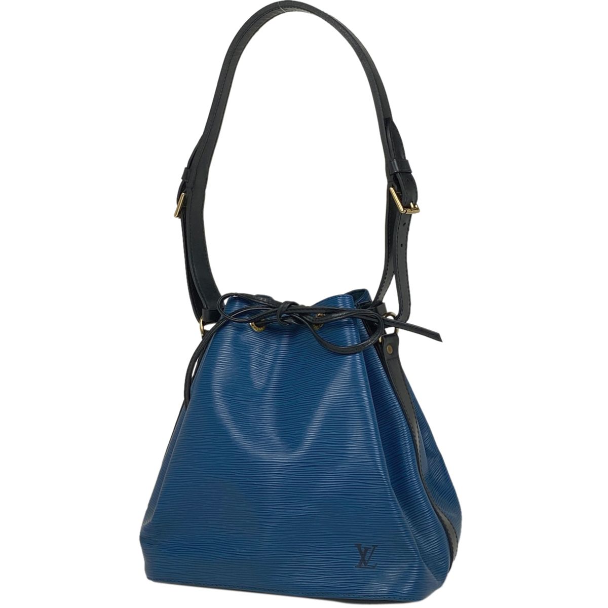 ルイ・ヴィトン Louis Vuitton プチノエ 巾着型 バイカラー ショルダー 