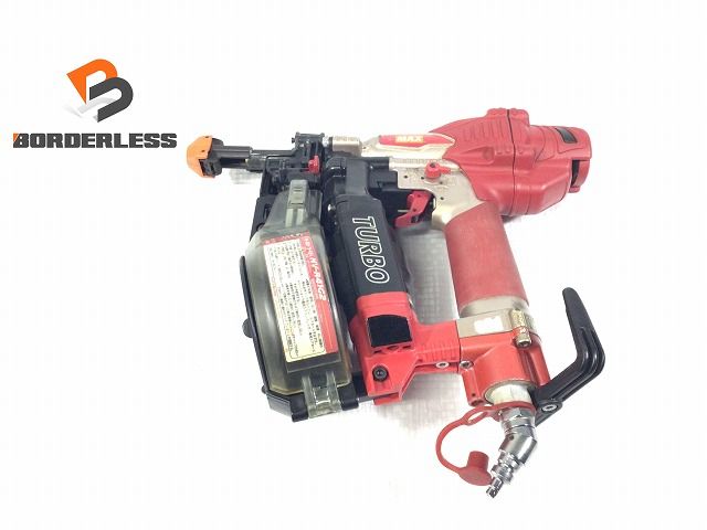 ☆中古品☆MAX マックス 高圧 ターボドライバー HV-R41G2 ビス打ち機 ねじ打ち機 大工道具 内装業 エアーツール 90356