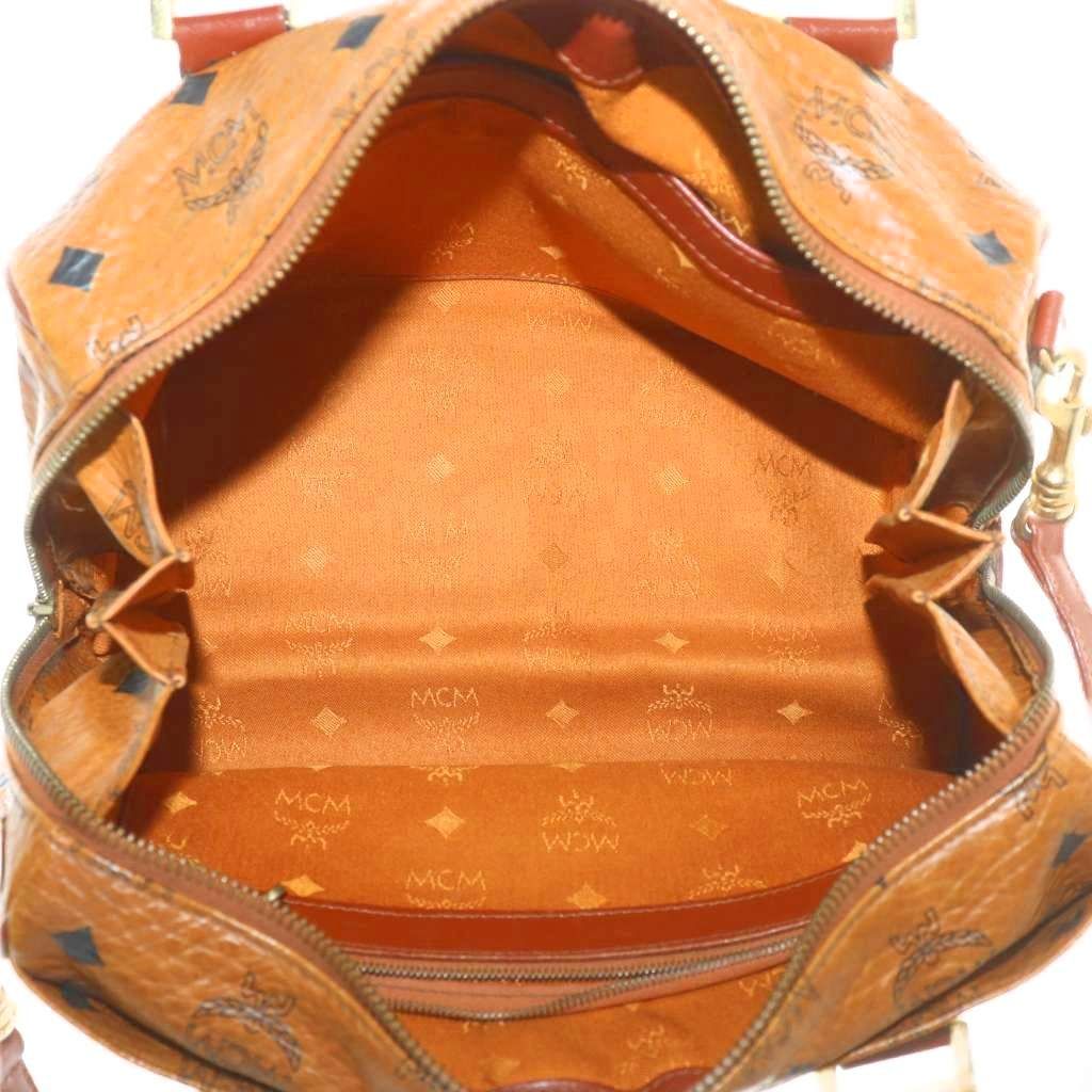 エムシーエム MCM ミニボストンバッグ ハンド ショルダー 2WAY