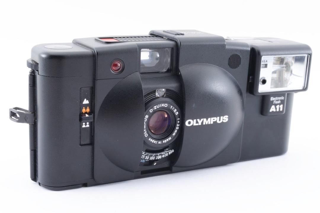 ✨完動品✨OLYMPUS オリンパス XA2 A11 セット フィルムカメラ-