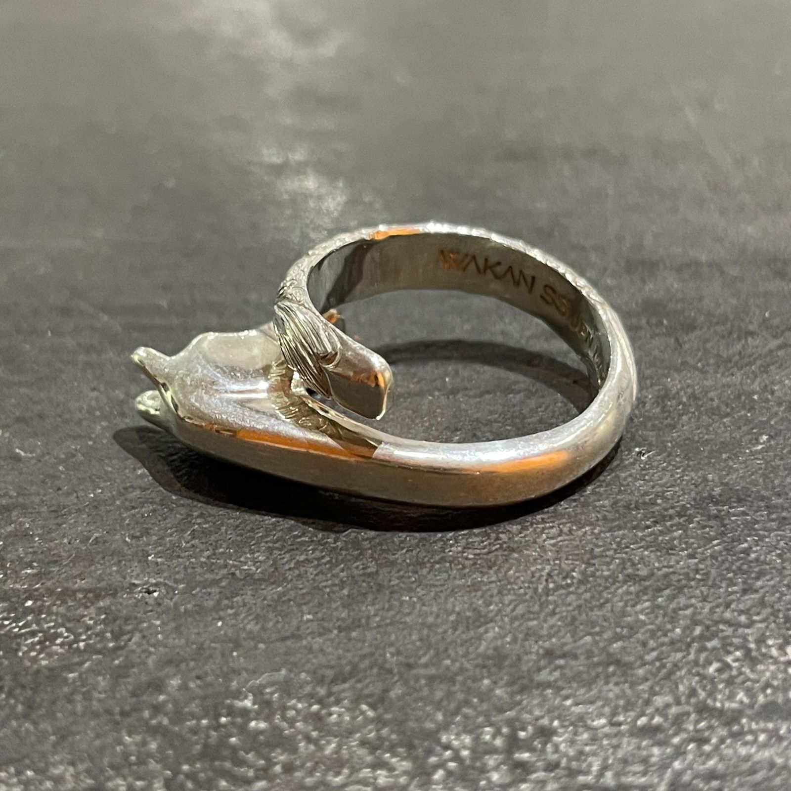 定価22000円 WAKAN SILVER SMITH Horse ring arabesqu R-079 ホース