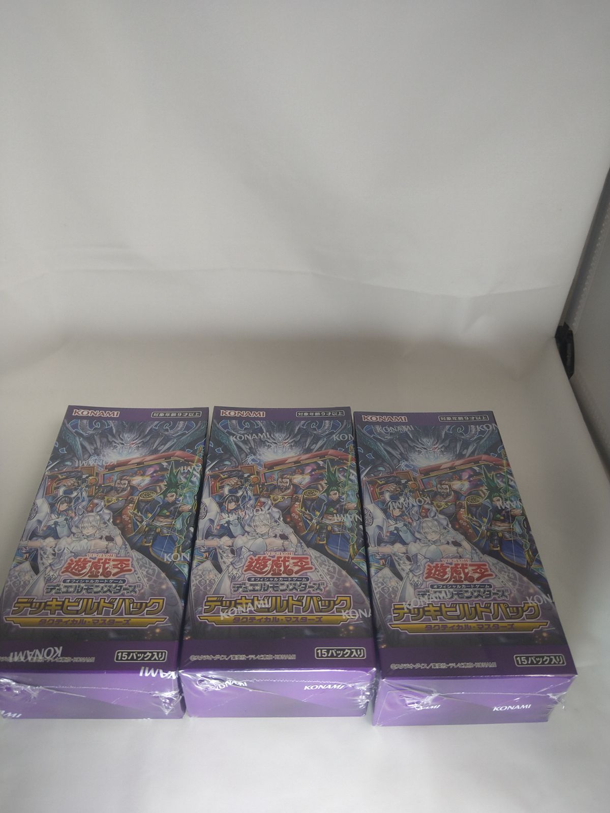 遊戯王 タクティカル・マスターズ 3box コナミ 遊戯王 デュエルモンスターズ デッキビルドパック