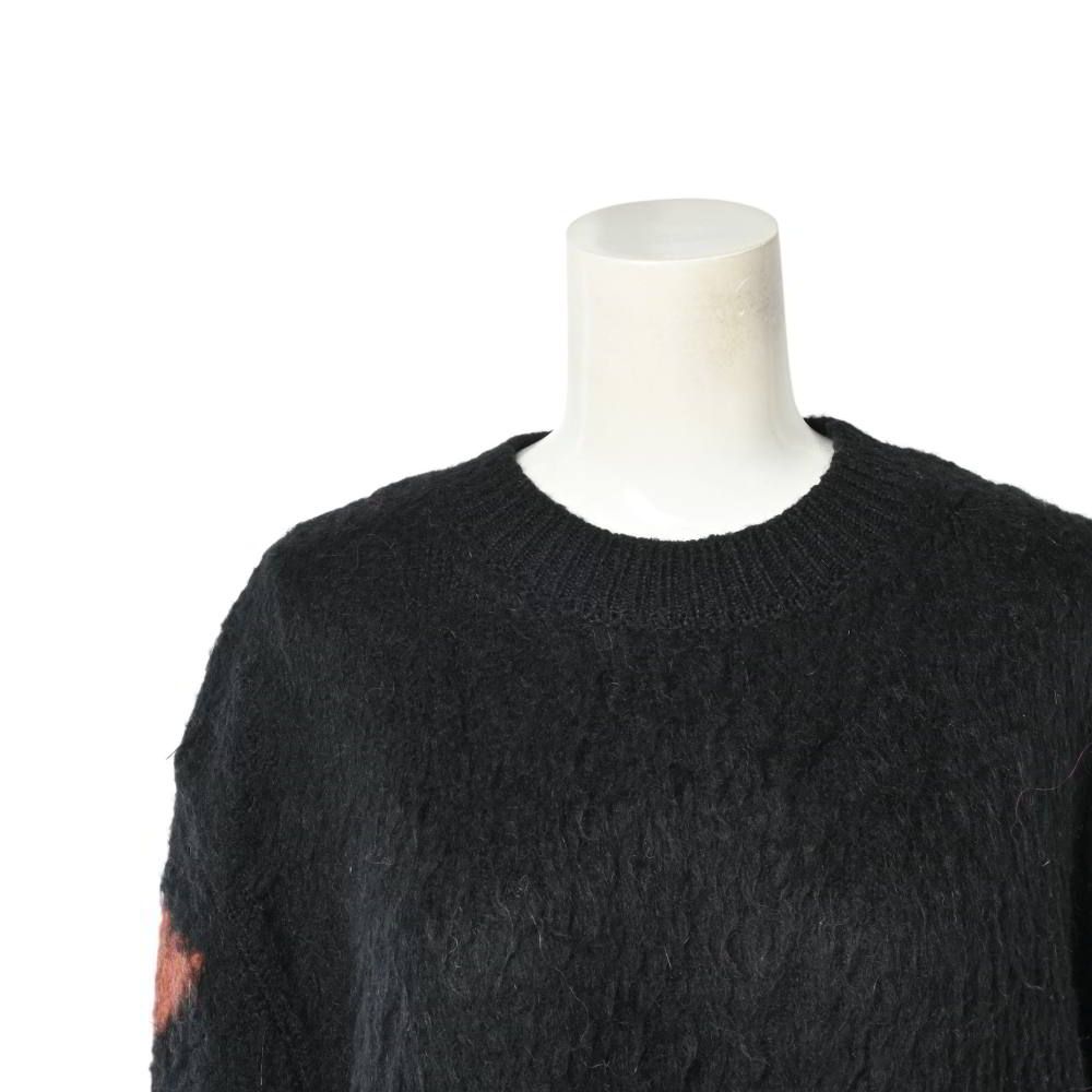 OFF-WHITE DIAG BRUSHED モヘア混  ニット OFF-WHITE DIAG BRUSHED モヘア混 ニット - メルカリ