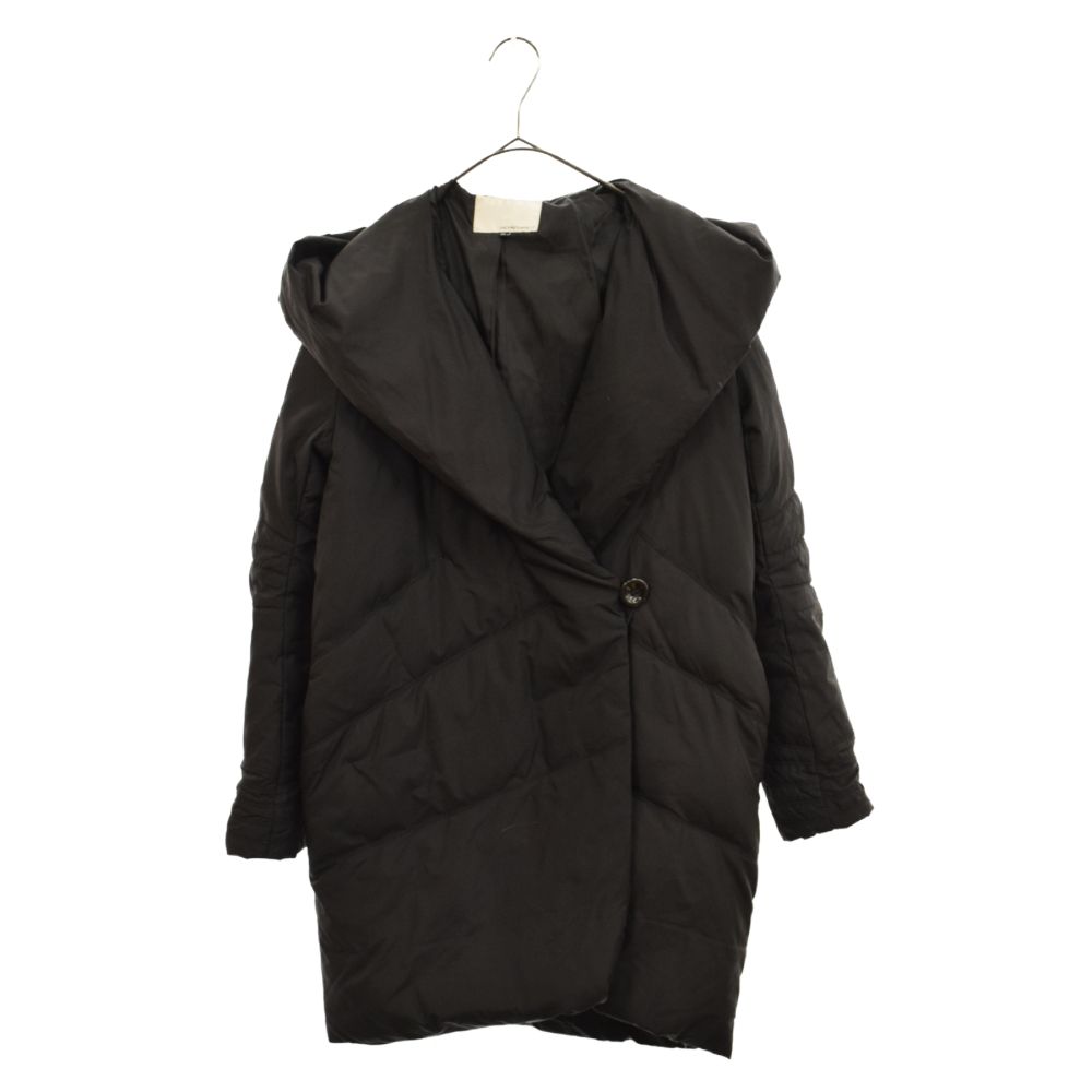 ENCHANTMENT (アンシェヌマン) SHAWL COLLAR VOLUME DOWN HOODED COAT 