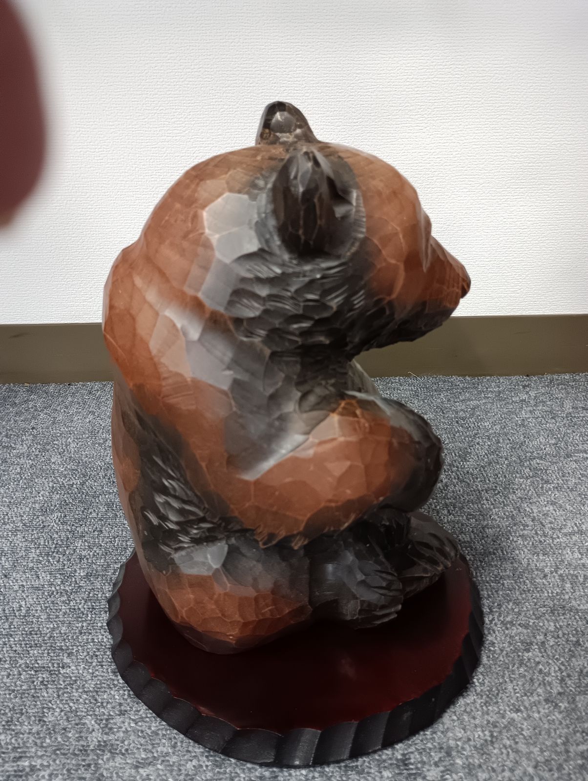 送料込み 北海道 郷土玩具 熊 京作 sendaihariko01-d1.jpg