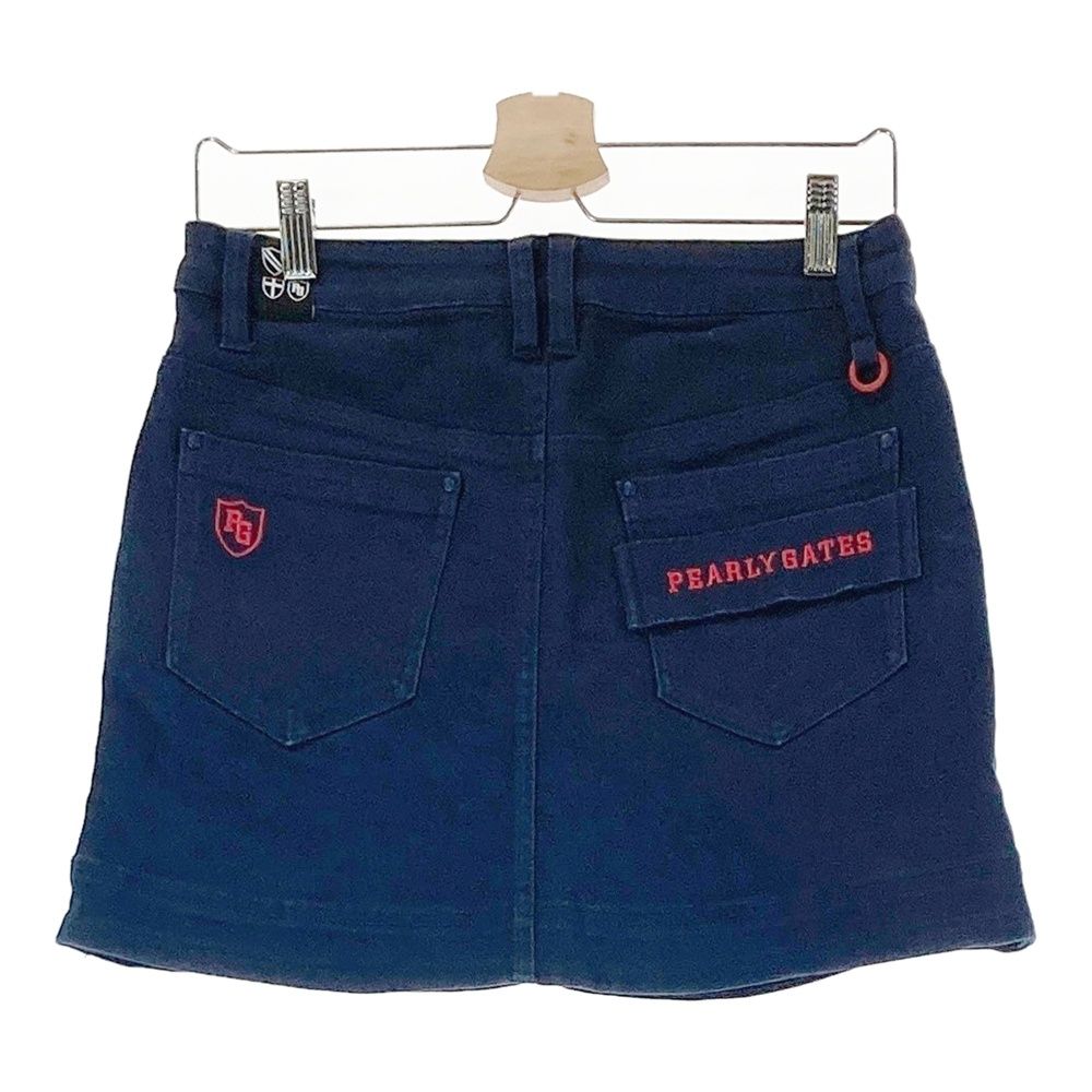 サイズ：1 PEARLY GATES パーリーゲイツ ストレッチスカート ネイビー
