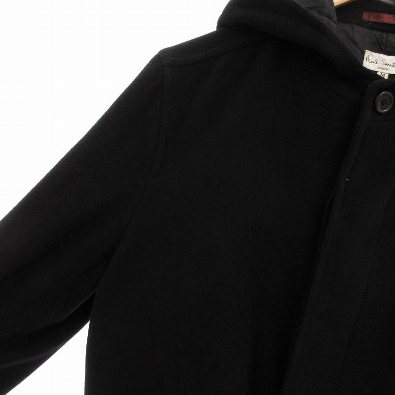 ポールスミス PAUL SMITH フーデッドコート ロング丈 アンゴラ M