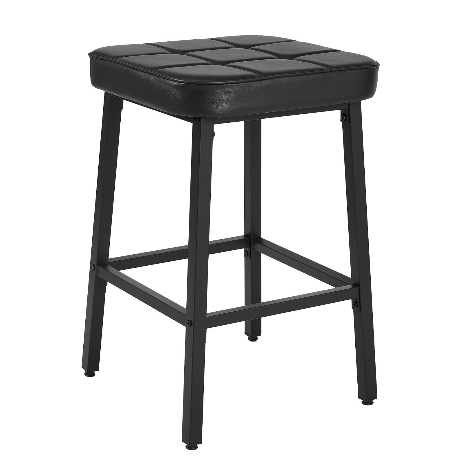 VECELO 即納 カウンターチェア バーチェア 41X40X60cm 金属フレーム