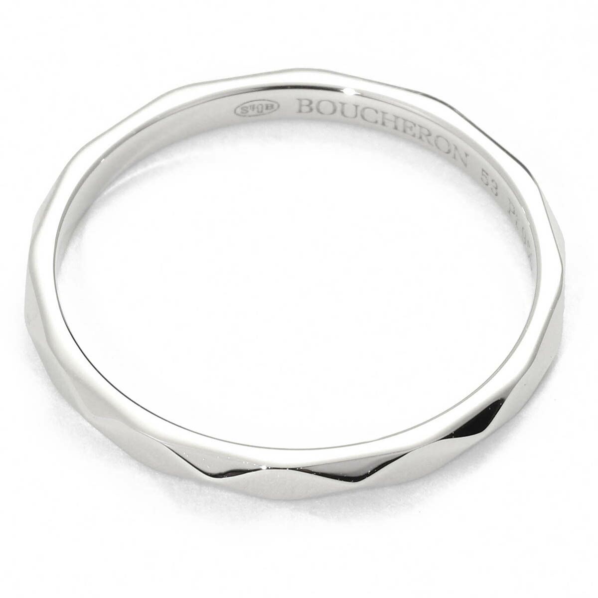 BOUCHERON ブシュロン ファセット リング スモール PT950 50 BOUCHERON ブシュロン ファセット リング スモール PT950 50
