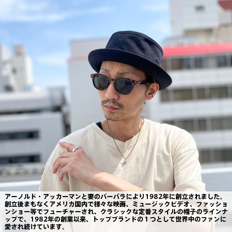 ニューヨークハット キャンバス スティンジー 3014 ポークパイ