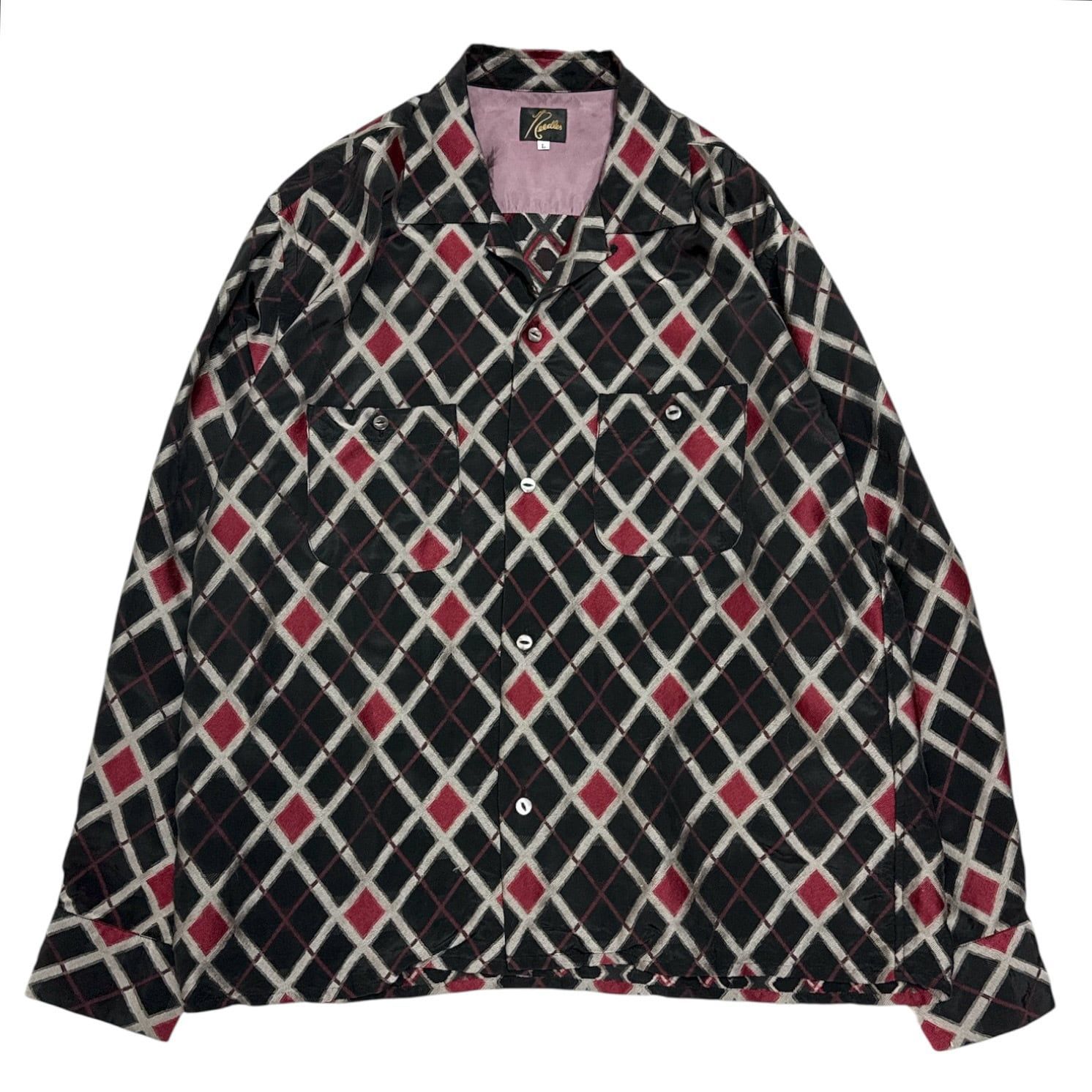 Needles Check Jacquard Opencollar Shirts