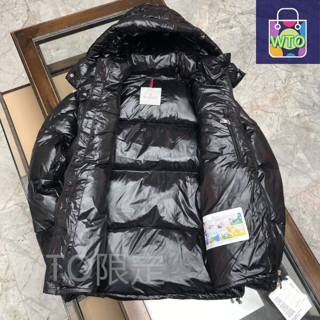 もも　新品未着用 MONCLER ブラック ダウンジャケット 中古・古着通販】MONCLER (モンクレール) ショートダウン