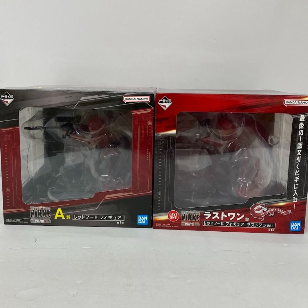 08w5425 一番くじ NIKKE ラストワン賞 レッドフード u0026A賞 レッドフード 2体セット  フィギュア  【中古品】