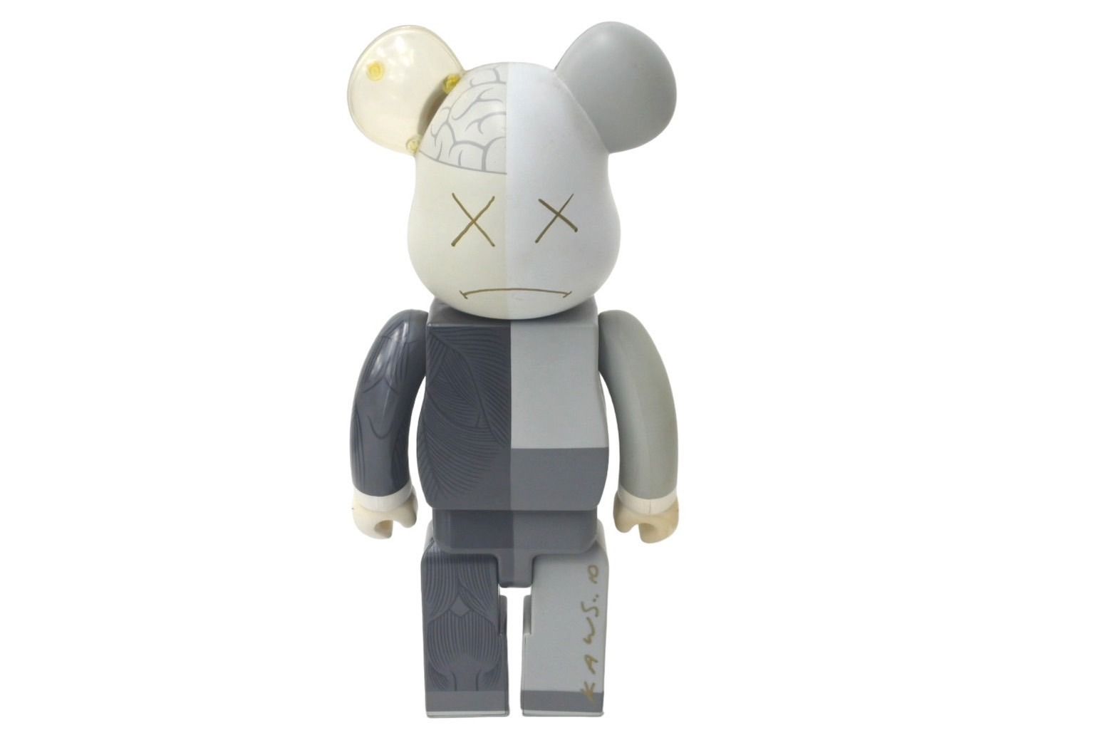 超激レア 本人サイン入り KAWS カウズ BE@RBRIK グレー