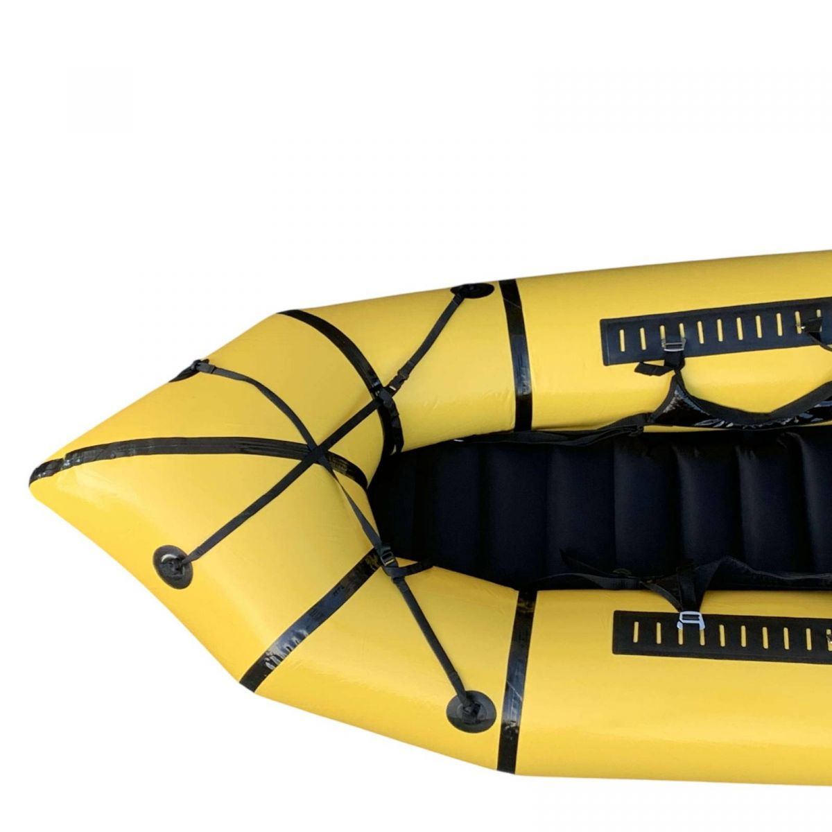 パックラフト Packraft インフレータブルカヤック イエロー ゴムボート カヤック FRONTIER PACKRAFT フロンティアパックラフト イエロー