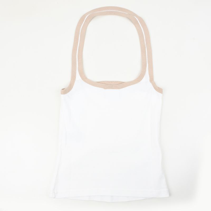 Courreges クレージュ デコルテタンクトップ 224JT0301JS0070 イタリア  