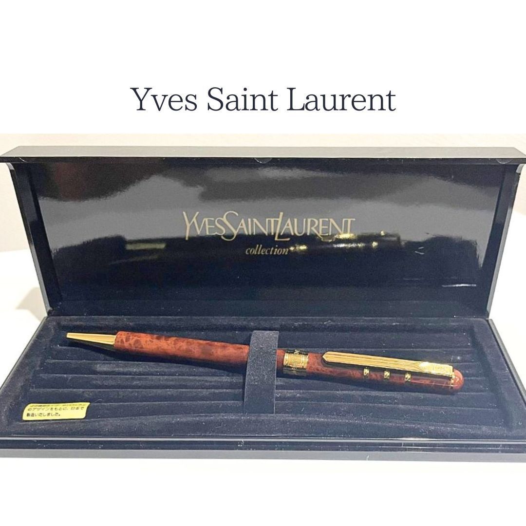 Yves Saint Laurent ボールペン 専用ケース付き Yves Saint Laurent イヴ・サンローラン YSL ツイスト式
